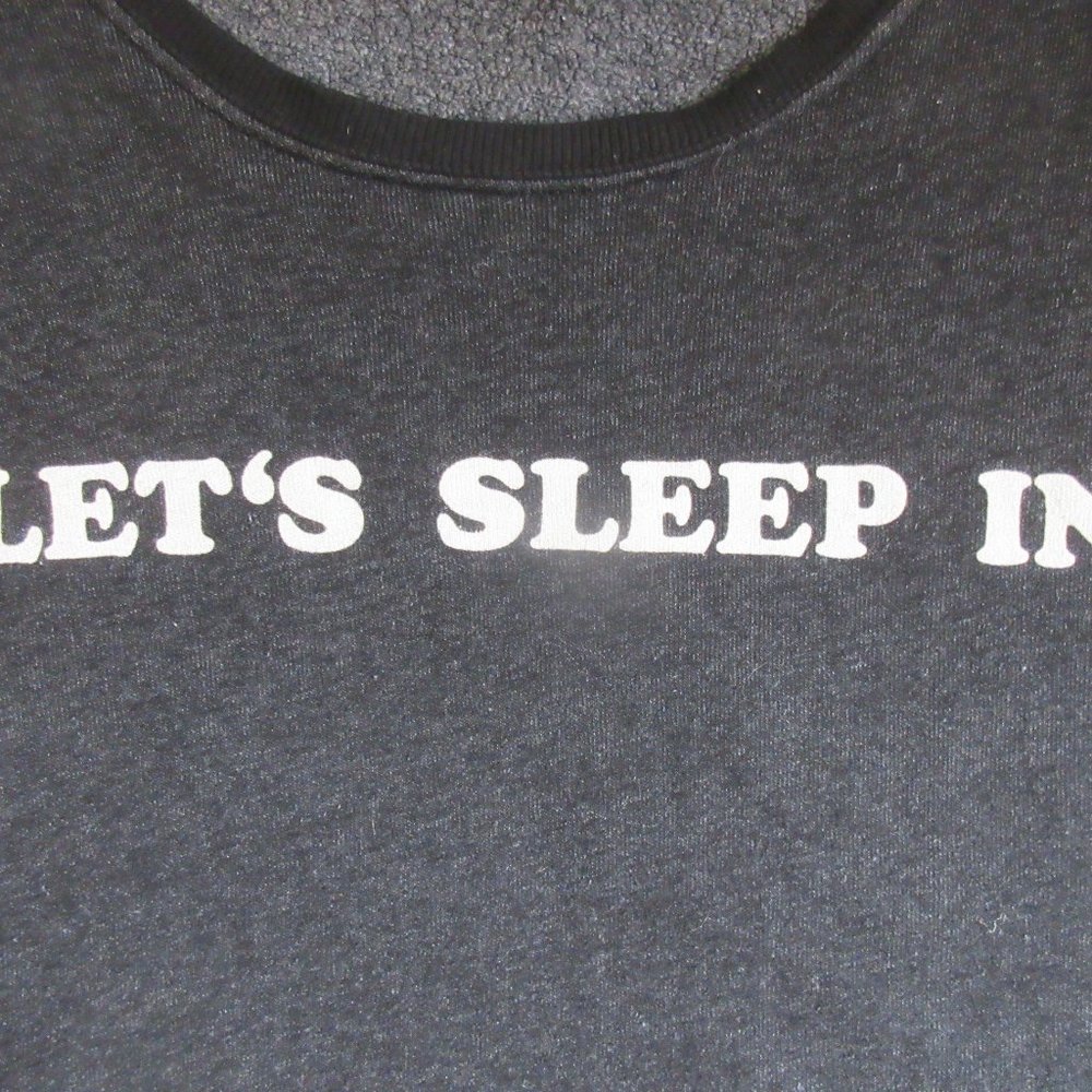 Wildfox "Let's Sleep In" Shortsleeve Sweatshirt S View 4